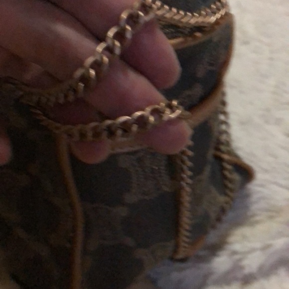 TODAY ONLY:Authentic Celine Triomphe Boogie Denim & Leather Bag rubs sold as-is - Picture 7 of 16